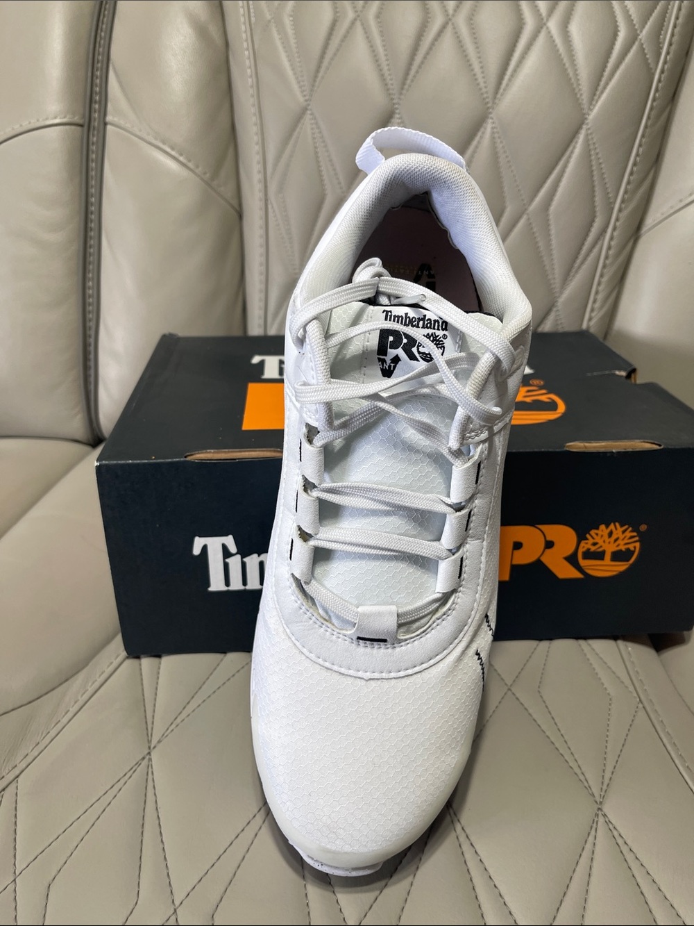 Timberland PRO White Low-Top Work Sneaker - Picture 8 of 9